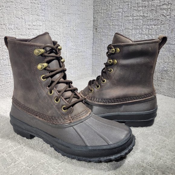 Ugg Yucca Men's Size US 7 Brown Waterproof Winter Leather Duck Boots 1015382 - Picture 3 of 10